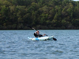 Johnny kayaking at Cliff Pond IMG 4046